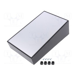 1 pcs x TEKO - 104.9 - Enclosure: desktop, PULT-10, X: 130mm, Y: 215mm, Z: 77mm, ABS, black