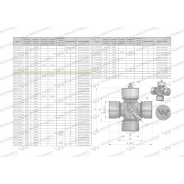 Shaft crosshead 24x75 motogeneric side lubrication