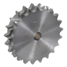 Double chain wheel, 12 teeth, 3 4 chains