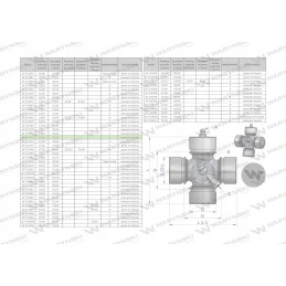 Shaft crosshead 27x73 motogeneric side lubrication