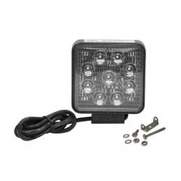 LED work lamp 9x3w 110x110mm