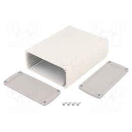 1 pcs x TEKO - TEKAL 32.30 - Enclosure: multipurpose, with panel, TEKAL, X: 106mm, Y: 145mm, grey