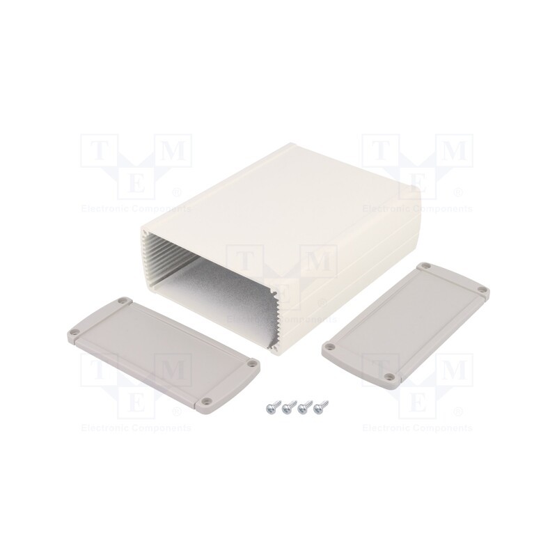 1 pcs x TEKO - TEKAL 32.30 - Enclosure: multipurpose, with panel, TEKAL, X: 106mm, Y: 145mm, grey