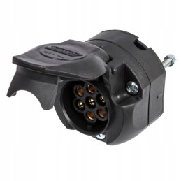 7-pole socket for a trailer with screws