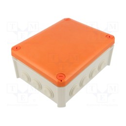 1 pcs x OBO BETTERMANN - T 160 RO-LGR - Enclosure: junction box, X: 150mm, Y: 190mm, Z: 77mm, IP66