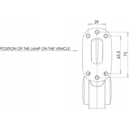 LED side marker lamp right 12 24v kramp