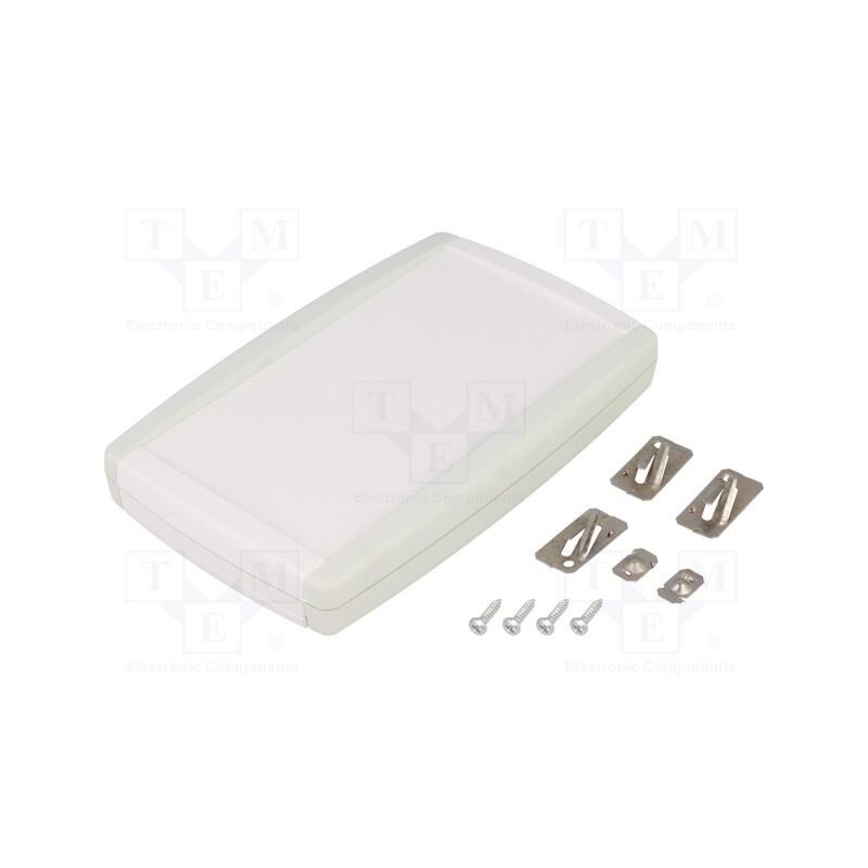 1 pcs x TEKO - TN21-B2.30 -AS - Enclosure: multipurpose, X: 96mm, Y: 156mm, Z: 24mm, TEKNET, ABS, grey