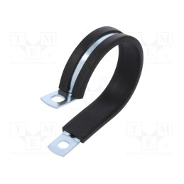 1 pcs x MPC INDUSTRIES - LKD1526 - Fixing clamp, ØBundle : 41÷44.5mm, W: 13mm, steel, SL, W1, DIN 3016