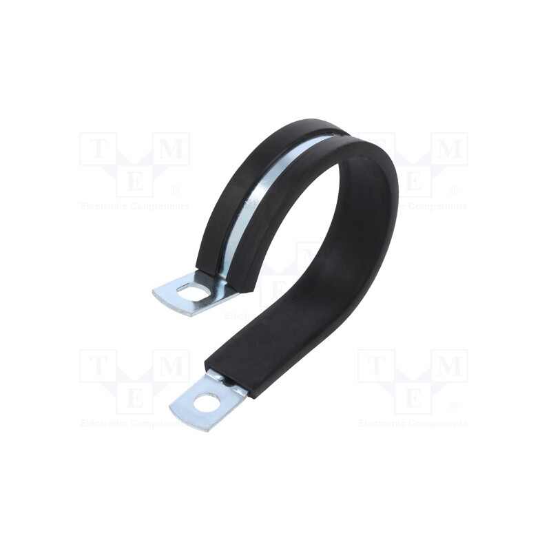 1 pcs x MPC INDUSTRIES - LKD1526 - Fixing clamp, ØBundle : 41÷44.5mm, W: 13mm, steel, SL, W1, DIN 3016