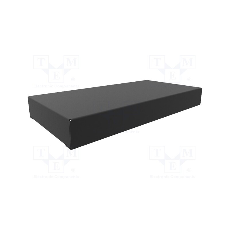1 pcs x HAMMOND - 1441-9BK3 - Enclosure: enclosure base, X: 102mm, Y: 203mm, Z: 25mm, 1441, steel