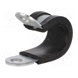 1 pcs x LAPP - 61825375 - Fixing clamp, ØBundle : 16mm, W: 15mm, steel, Ømount.hole: 6.4mm