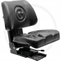 Suspension operator seat with granite belt