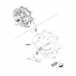 Hydraulic pump valve case new holland 4791557