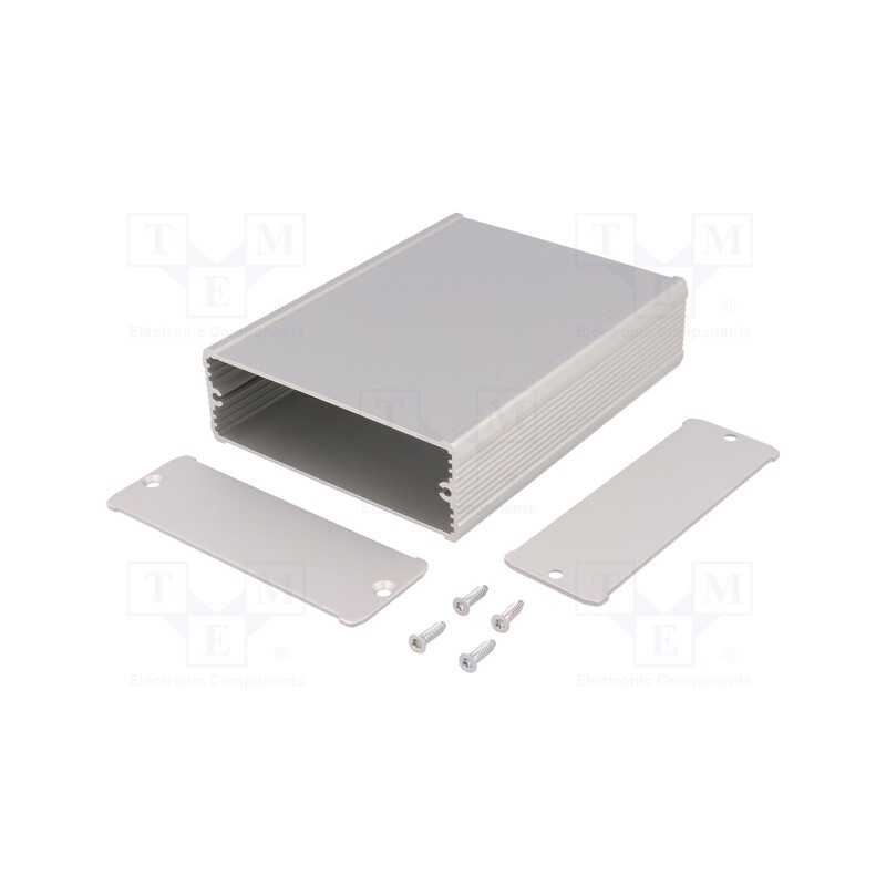 1 pcs x FISCHER ELEKTRONIK - TUF 94 32 120 ME - Enclosure: with panel, TUF, X: 94mm, Y: 120mm, Z: 32mm, aluminium