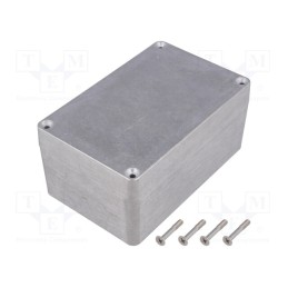 1 pcs x HAMMOND - 1550Z108 - Enclosure: multipurpose, X: 80mm, Y: 125mm, Z: 58mm, 1550Z, aluminium