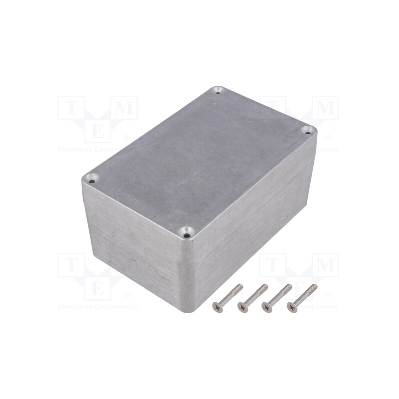 1 pcs x HAMMOND - 1550Z108 - Enclosure: multipurpose, X: 80mm, Y: 125mm, Z: 58mm, 1550Z, aluminium