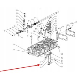 495b 03108 exhaust valve washer
