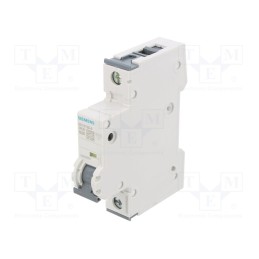 1 pcs x SIEMENS - 5SY4125-6 - Circuit breaker, 230/400VAC, Inom: 25A, Poles: 1, Charact: B, 10kA