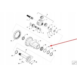 Ft800 39 120 spacer seal ring