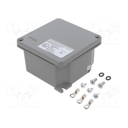 1 pcs x MOLEX - 93604-0067 8000.6291.0 - Enclosure: multipurpose, X: 101mm, Y: 101mm, Z: 58mm, S-8000, grey