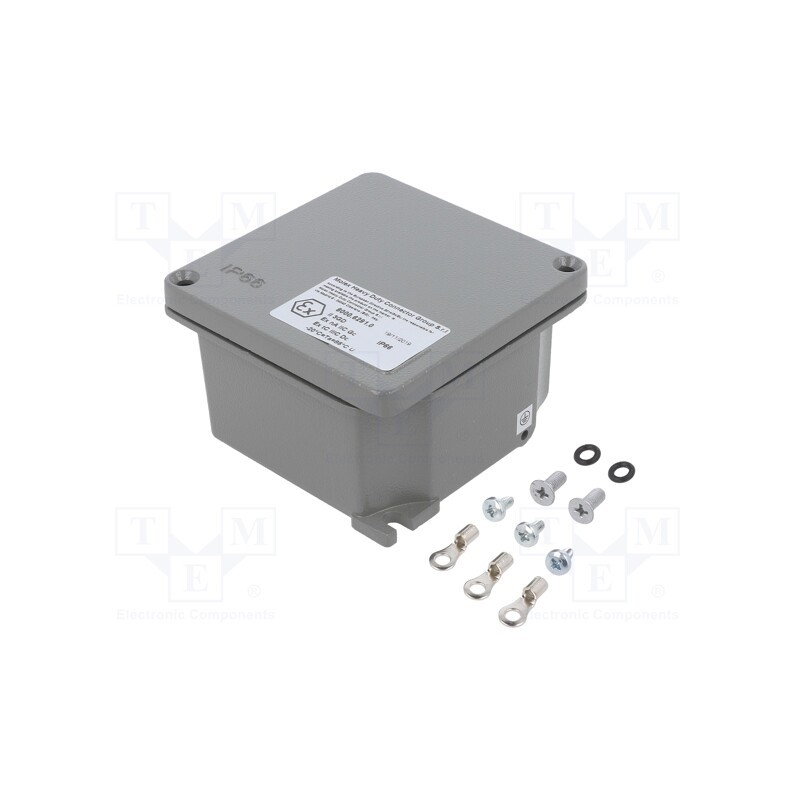 1 pcs x MOLEX - 93604-0067 8000.6291.0 - Enclosure: multipurpose, X: 101mm, Y: 101mm, Z: 58mm, S-8000, grey