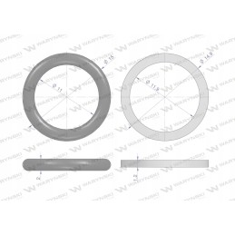 A set of seals for hydraulic quick connectors