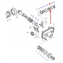 3903939m1 angular gear O-ring 6 x 55 4