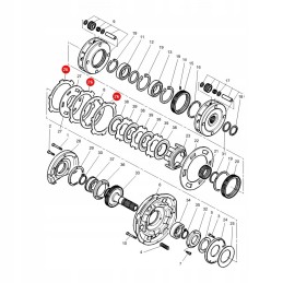 Massey Ferguson friction disc 3617346m1 replacement