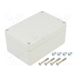 1 pcs x BOPLA - 2215000 - Enclosure: multipurpose, X: 80mm, Y: 120mm, Z: 55mm, EUROMAS, IP66