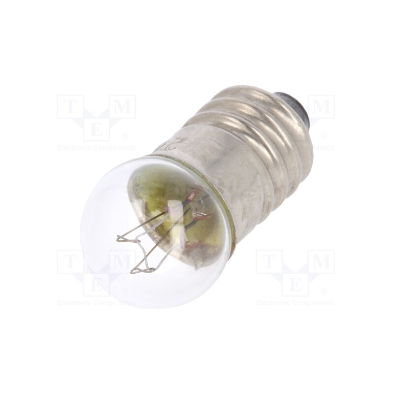 2 pcs x BRIGHTMASTER - LAMP EK/24/100 - Filament lamp: miniature, E10, 24VDC, 100mA, Bulb: spherical, 2.4W