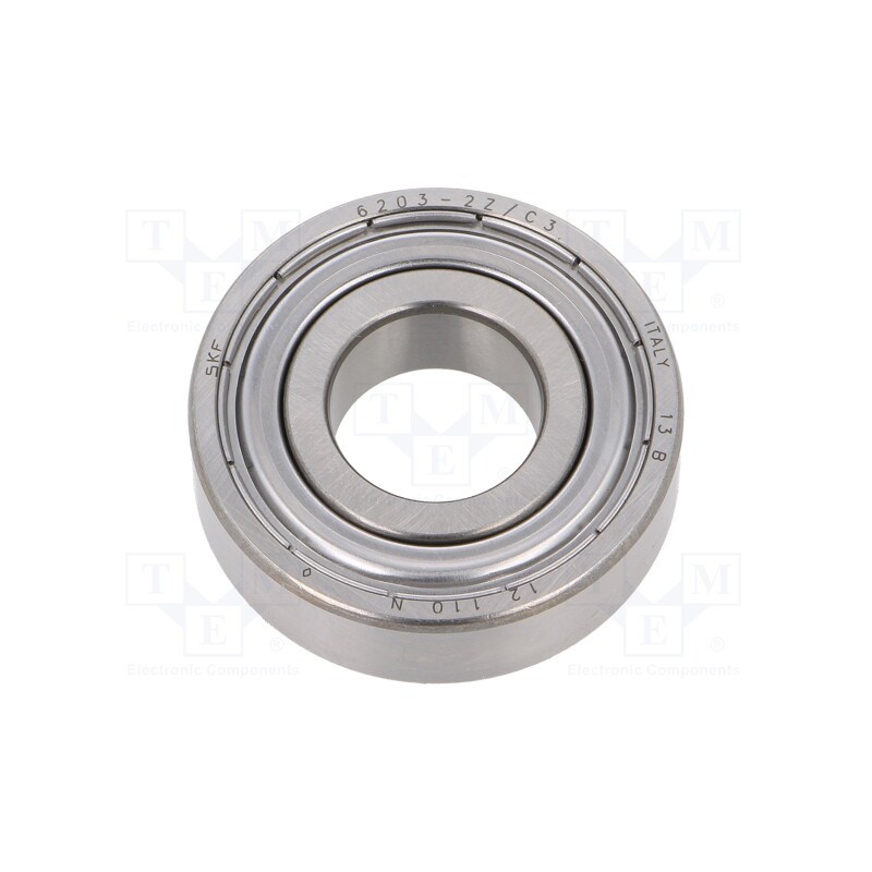 1 pcs x SKF - 6203-2Z/C3 SKF - Bearing: single row deep groove ball, Øint: 17mm, Øout: 40mm