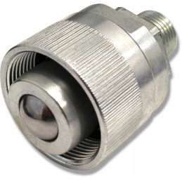 Screwed quick connector, old type, valve, M22 plug