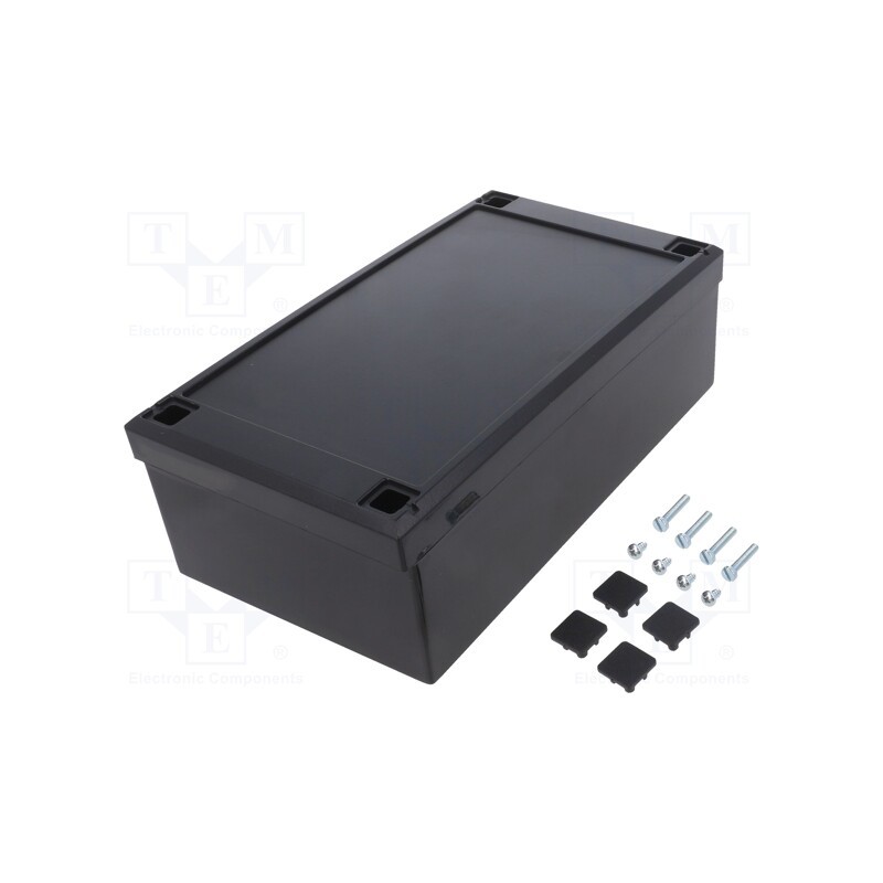 1 pcs x SUPERTRONIC - PP063CN-S - Enclosure: multipurpose, X: 112mm, Y: 200mm, Z: 71mm, ABS, black