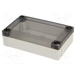 1 pcs x FIBOX - PC 100/35 LT - Enclosure: multipurpose, X: 80mm, Y: 130mm, Z: 35mm, MNX, grey, IK08