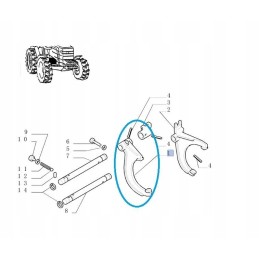 Forks new holland fiat ford 5153475 cnh