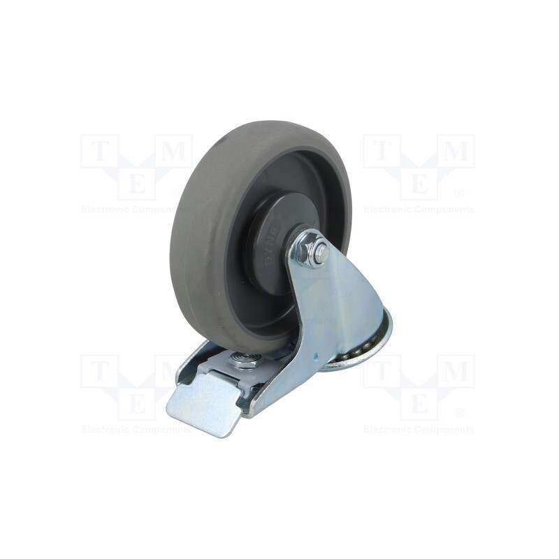 1 pcs x RADER - KJE-WTE 125K1-HC - Transport wheel, Ø: 125mm, W: 32mm, H: 156mm, torsional with lock