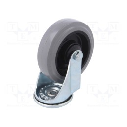 1 pcs x RADER - KJE-POGES 125K1 - Transport wheel, Ø: 125mm, W: 36mm, H: 156mm, torsional, 150kg, POGES