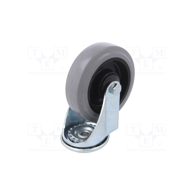 1 pcs x RADER - KJE-POGES 125K1 - Transport wheel, Ø: 125mm, W: 36mm, H: 156mm, torsional, 150kg, POGES