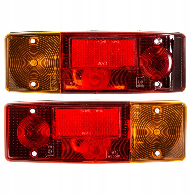 C 360 rear lamp, combined trailer reflector, lp