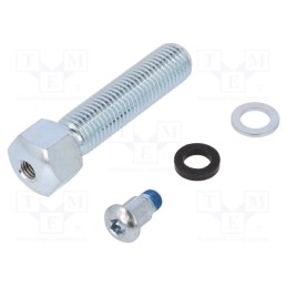 1 pcs x FATH - 098AM16066M - Pin, M16, Plunger mat: steel, Plating: zinc, Thread len: 66mm
