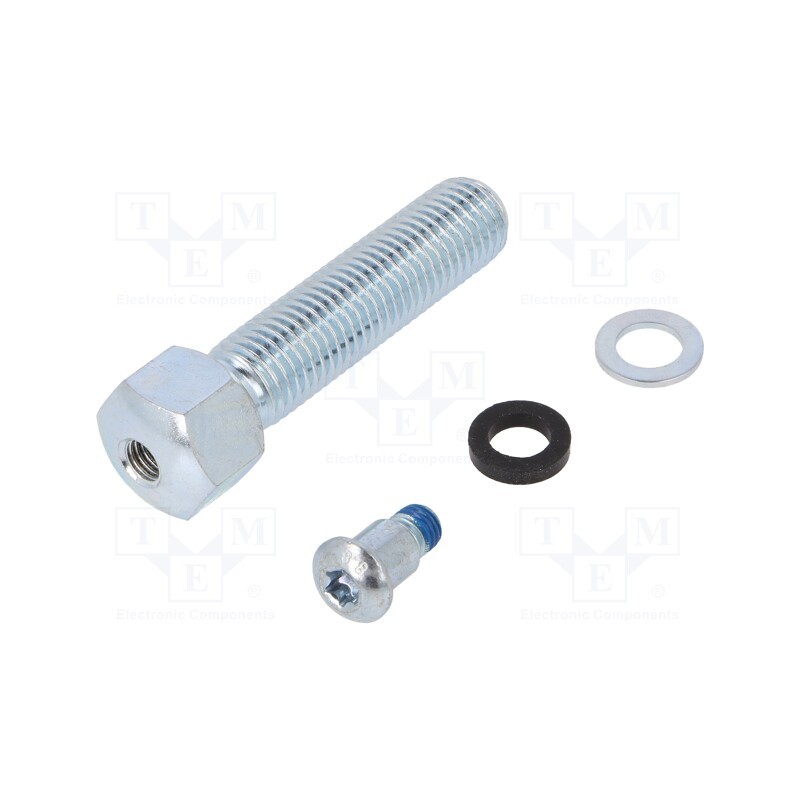 1 pcs x FATH - 098AM16066M - Pin, M16, Plunger mat: steel, Plating: zinc, Thread len: 66mm