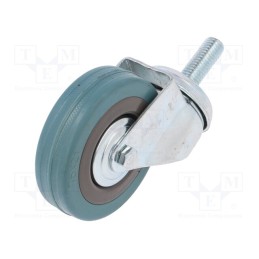 1 pcs x RADER - CKLA-PG 75S - Transport wheel, Ø: 75mm, W: 21mm, H: 100mm, torsional,with lever