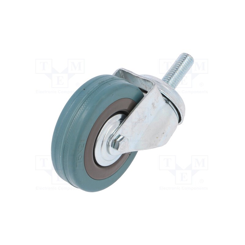1 pcs x RADER - CKLA-PG 75S - Transport wheel, Ø: 75mm, W: 21mm, H: 100mm, torsional,with lever
