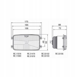 Optical element h4 ursus zetor fendt deutz