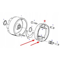 103902s31 brake shoe
