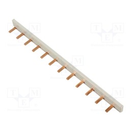 1 pcs x SIEMENS - 5ST3730 - Busbar, 10mm2, Poles: 1, 63A, No.of mod: 12, 214mm