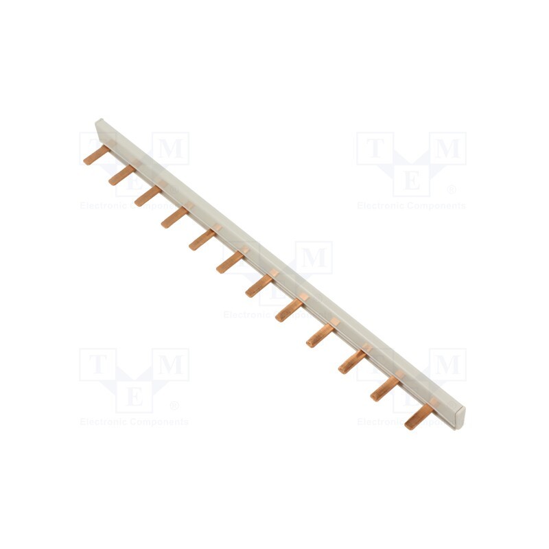 1 pcs x SIEMENS - 5ST3730 - Busbar, 10mm2, Poles: 1, 63A, No.of mod: 12, 214mm