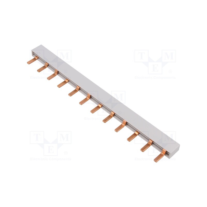 1 pcs x SIEMENS - 5ST3615 - Busbar, 10mm2, Poles: 3, 63A, No.of mod: 12, 212mm