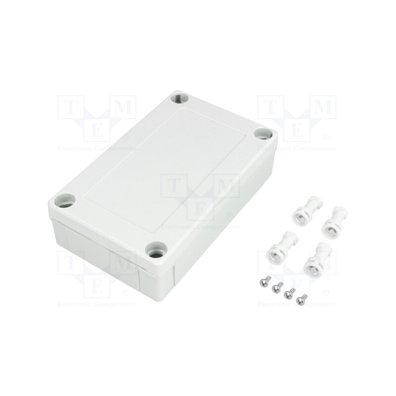 1 pcs x FIBOX - PC 100/35 LG - Enclosure: multipurpose, X: 80mm, Y: 130mm, Z: 35mm, MNX, grey, IK08