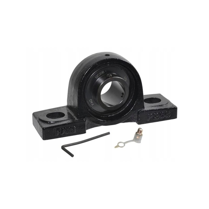 Bearing with vertical housing, complete ucp206